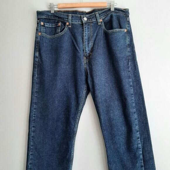 LEVI'S 505 Regular Fit Stretch Straight Leg Jeans Men's Sz 36 x 30 - Picture 3 of 12